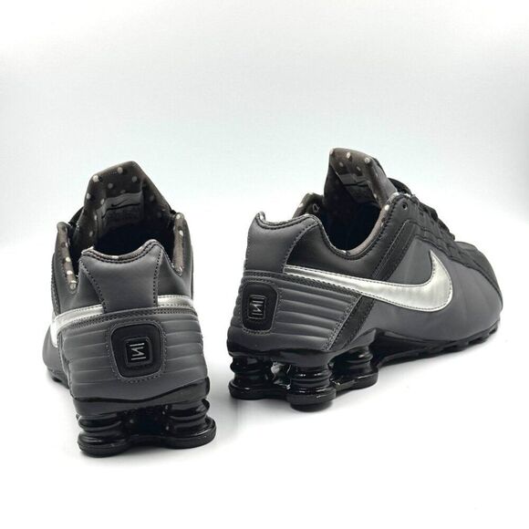 Wmns Nike Shox Junior 'Black Metallic Silver' - Picture 9 of 9
